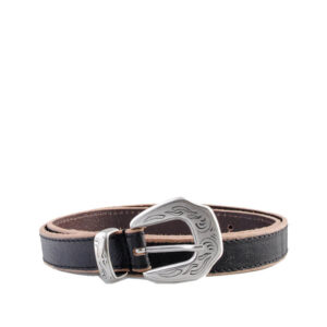 MOLEBO M2438 Belt - Cracked Black