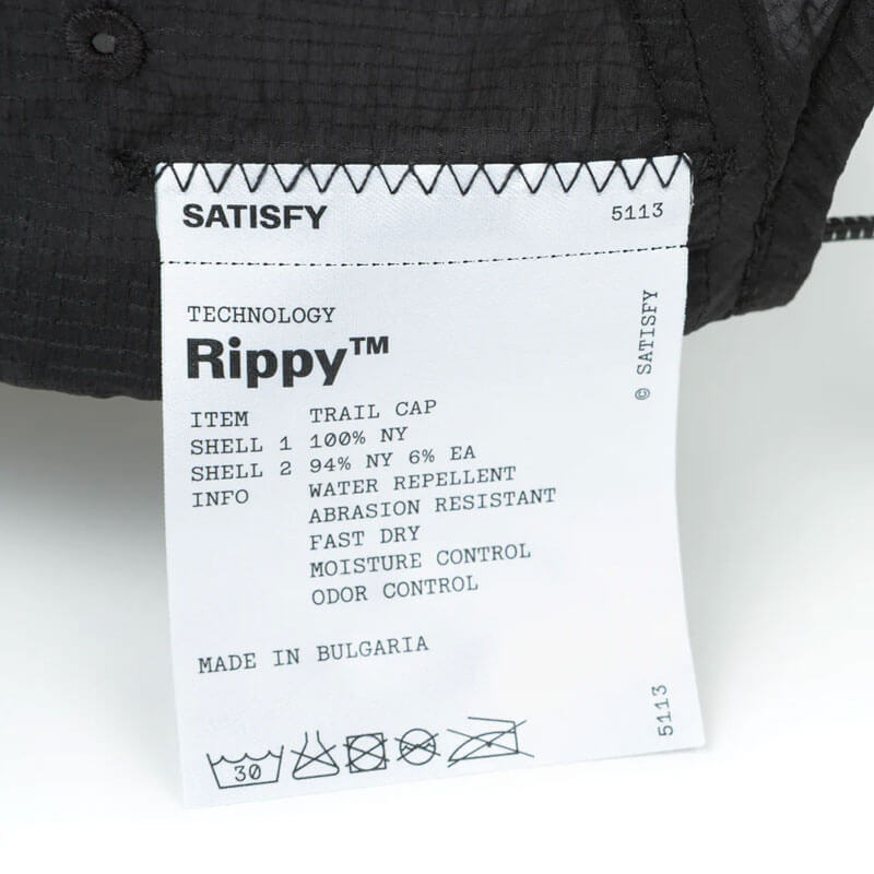 SATISFY® Rippy™ Trail Cap - Black