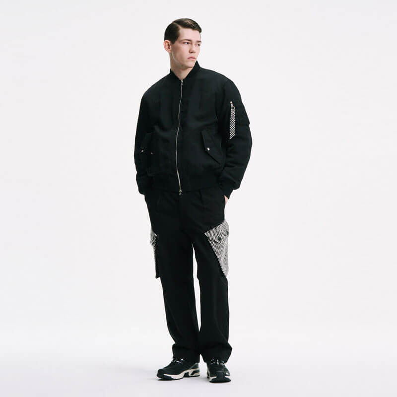 SOPHNET. Flight Jacket / Kvadrat Sisu