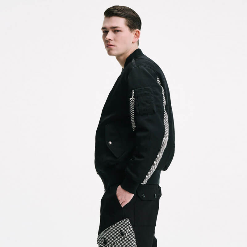 SOPHNET. Flight Jacket / Kvadrat Sisu