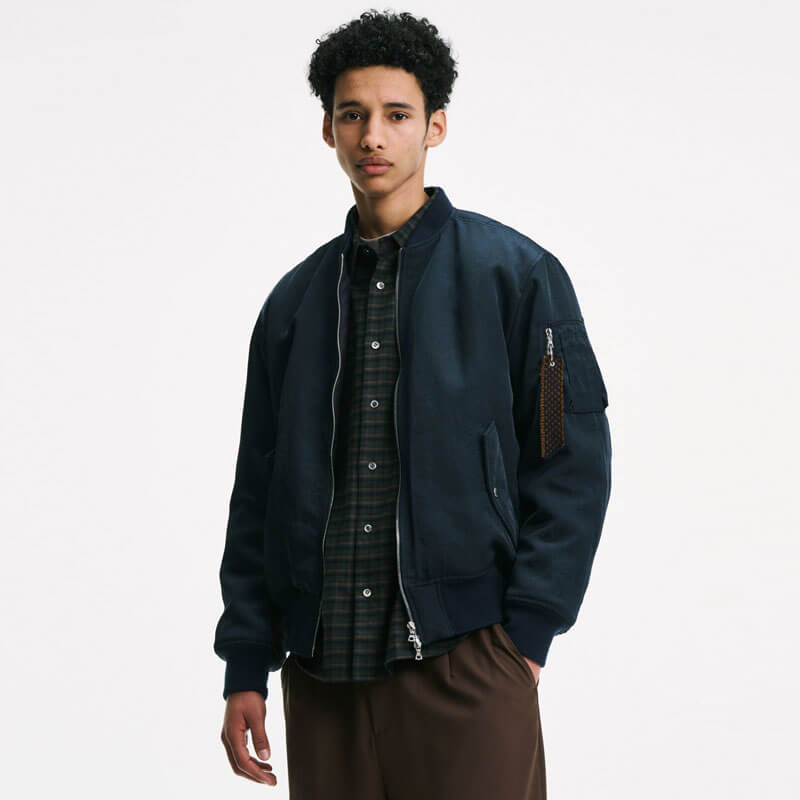 SOPHNET. Flight Jacket / Kvadrat Sisu